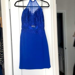 Beautiful blue cocktail or night out dress, never worn, brand new without tags